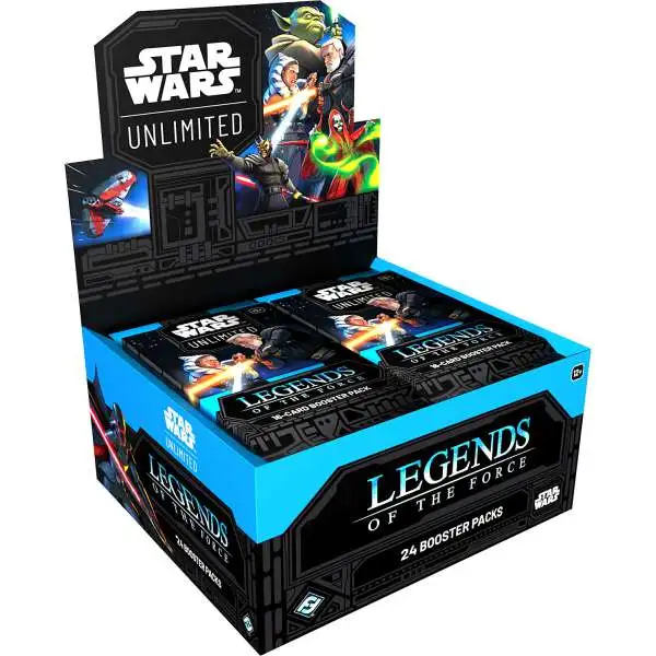 Star Wars: Unlimited Trading Card Game Legends of the Force Booster Box [24 Packs]