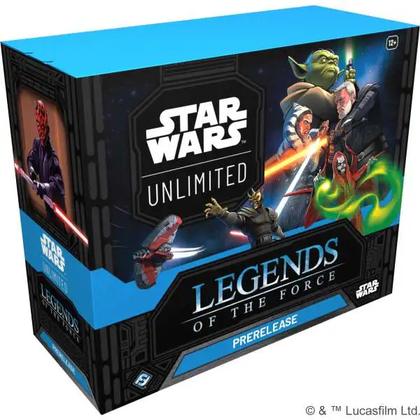 Star Wars: Unlimited Trading Card Game Legends of the Force Prerelease Box [6 Booster Packs & Exclusive Promo Cards]
