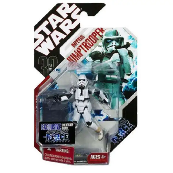 Star Wars The Force Unleashed 30th Anniversary 2008 Wave 2 Imperial Jump Trooper Action Figure #10