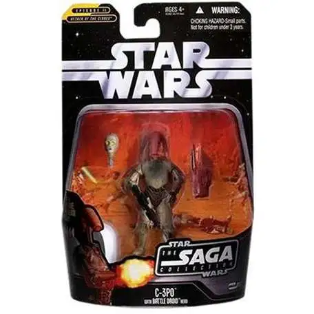 Star Wars Attack of the Clones 2006 Saga Collection C-3PO Action Figure #17 [With Battle Droid Head Attached]