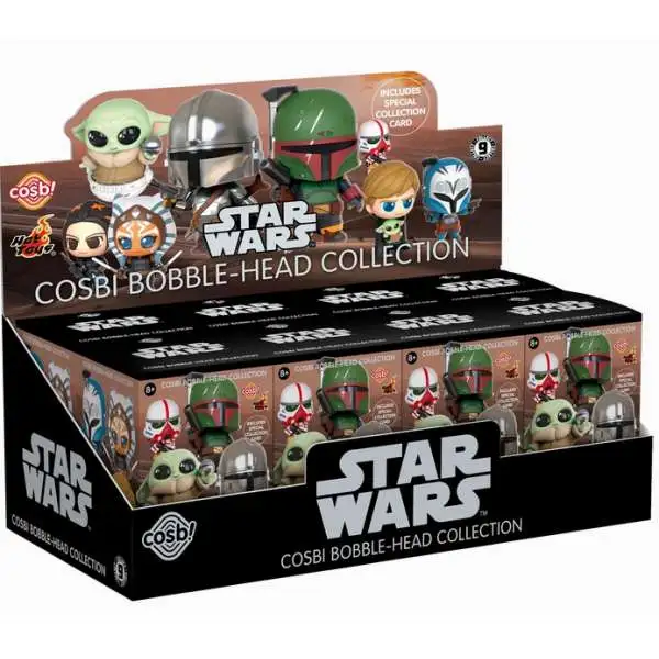 Cosbi Star Wars Series 1 Bobble Head Mystery Box [8 Packs]