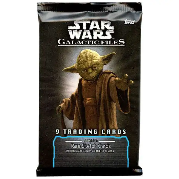 Star Wars Topps Galactic Files Series 1 Trading Card RETAIL Pack [9 Cards]