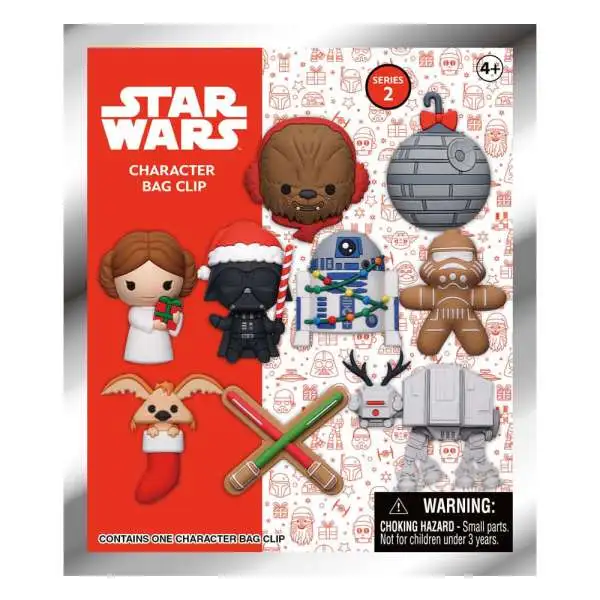 3D Figural Foam Bag Clip Star Wars Seasonal Series 2 2-Inch Mystery Pack [1 RANDOM Figure]