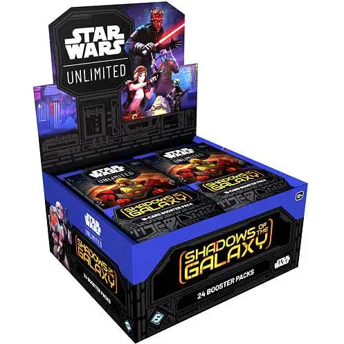 Star Wars: Unlimited Trading Card Game Shadows of the Galaxy Booster Box [24 Packs]