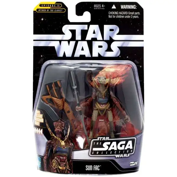 Star Wars Attack of the Clones 2006 Saga Collection Sun Fac Action Figure #16