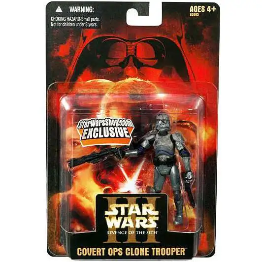 Star Wars Revenge of the Sith 2005 Covert Ops Clone Trooper Exclusive Action Figure