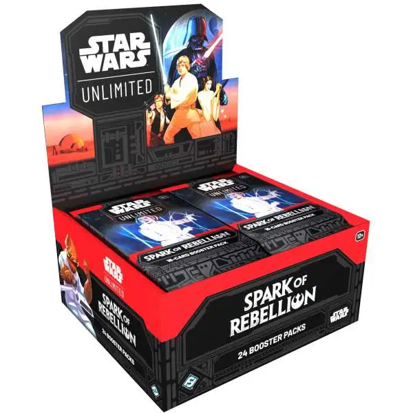 Star Wars: Unlimited Trading Card Game Spark of Rebellion Booster Box [24 Packs]