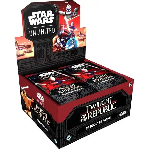 Star Wars: Unlimited Trading Card Game Twilight of the Republic Booster Box [24 Packs]