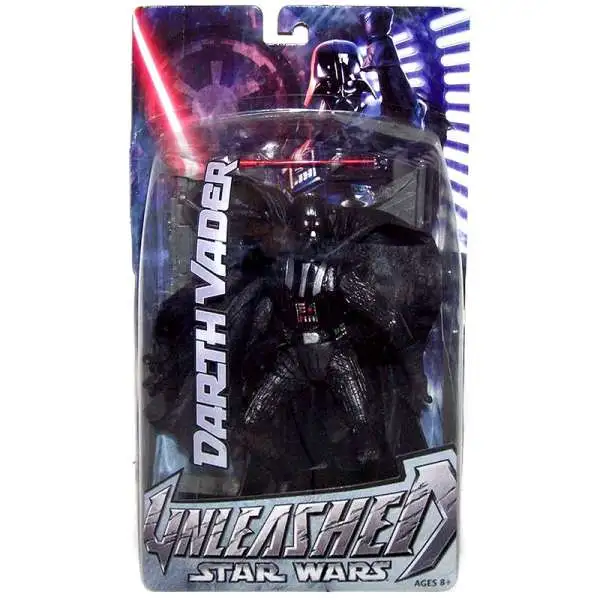 Star Wars Revenge of the Sith Unleashed Series 2 Darth Vader Action Figure [Damaged Package]