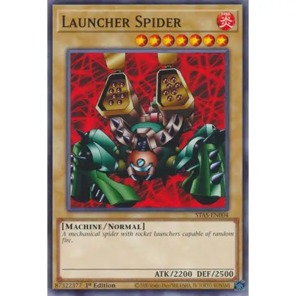 YuGiOh Trading Card Game 2-Player Starter Set Common Launcher Spider STAS-EN004