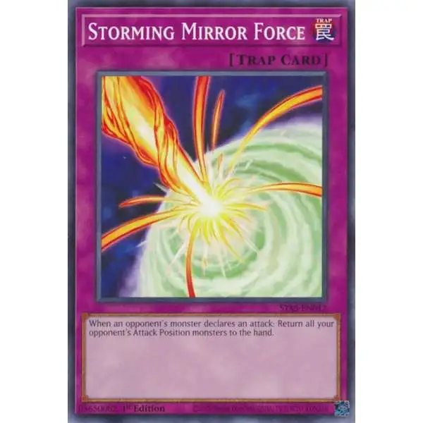 YuGiOh Trading Card Game 2-Player Starter Set Common Storming Mirror Force STAS-EN012