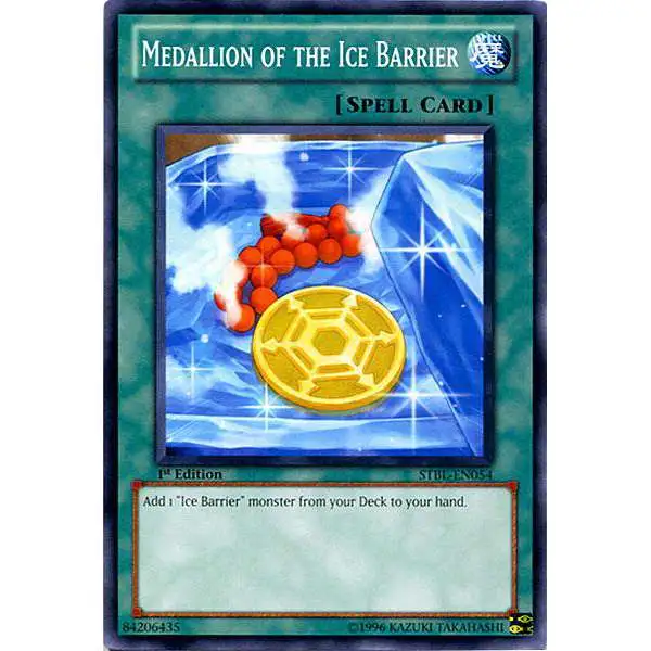 YuGiOh YuGiOh 5D's Starstrike Blast Common Medallion of the Ice Barrier STBL-EN054