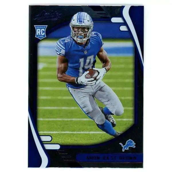 NFL 2021 Panini Absolute Blue Amon-Ra St. Brown #131 [Rookie]
