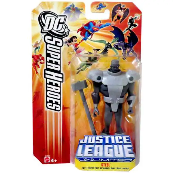 DC Justice League Unlimited Super Heroes Steel Action Figure
