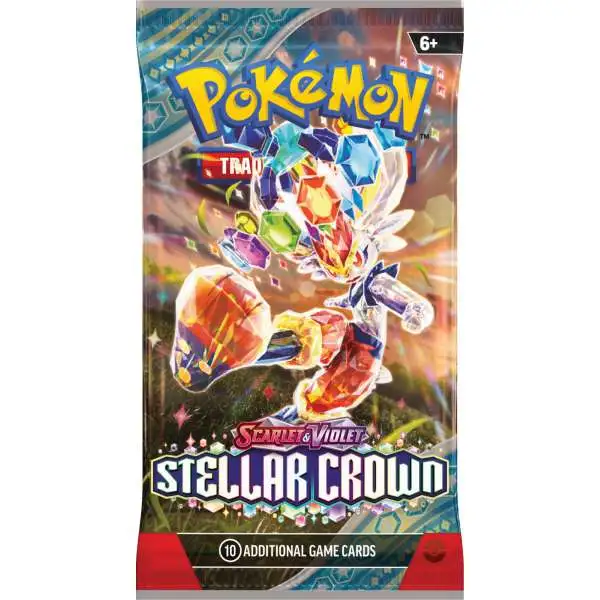 Pokemon Scarlet & Violet Stellar Crown Booster Pack [10 Cards]
