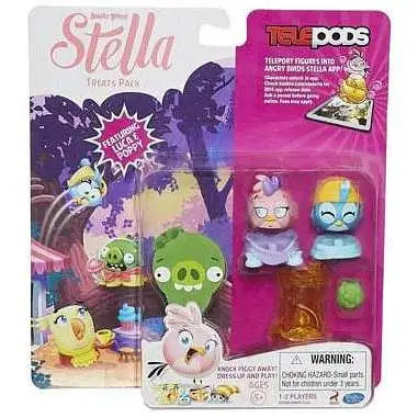 Angry Birds Stella Telepods Piggy Palace Playset Game Stella & Gale by Hasbro 