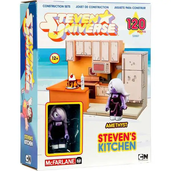 McFarlane Toys Steven Universe Amethyst & Steven's Kitchen Small Construction Set
