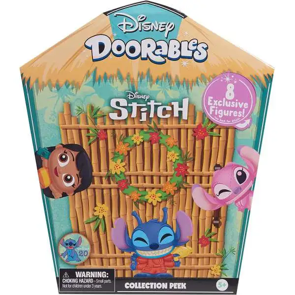 Disney Doorables Collection Peek Stitch Mystery Figure 8-Pack