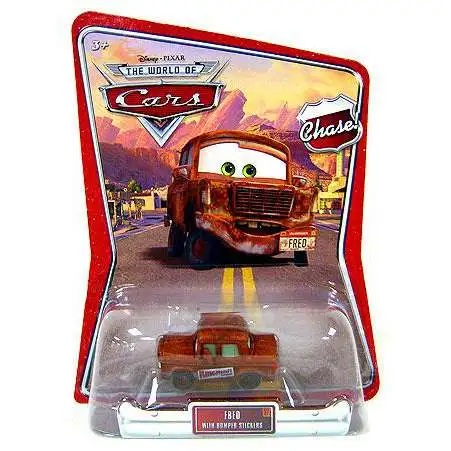 Disney / Pixar Cars The World of Cars Fred with Bumper Stickers Diecast Car