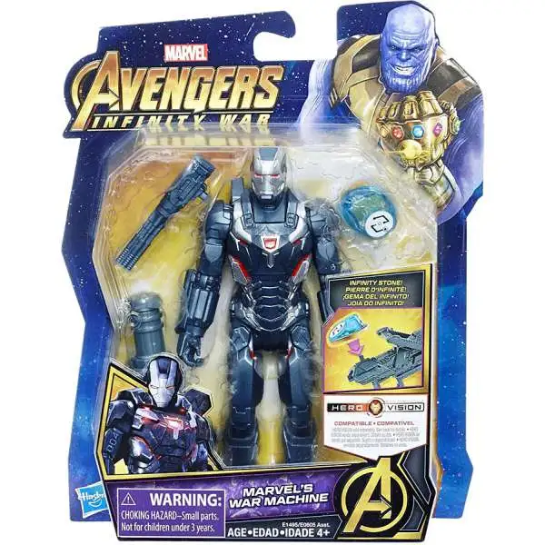 Marvel Avengers Infinity War War Machine Action Figure [with Stone]