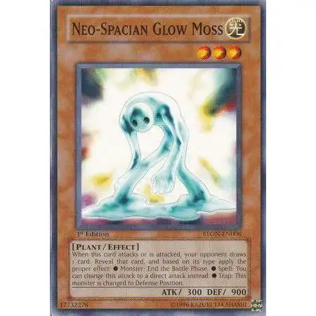 YuGiOh GX Trading Card Game Strike of Neos Common Neo-Spacian Glow Moss STON-EN006
