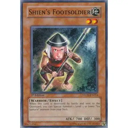 YuGiOh GX Trading Card Game Strike of Neos Common Shien's Footsoldier STON-EN014