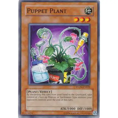 YuGiOh GX Trading Card Game Strike of Neos Common Puppet Plant STON-EN022