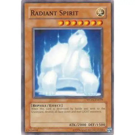 YuGiOh GX Trading Card Game Strike of Neos Common Radiant Spirit STON-EN029