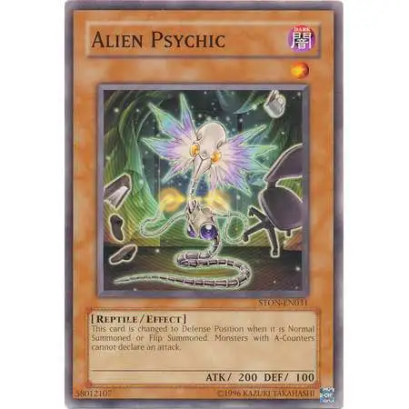 YuGiOh Trading Card Game Strike of Neos Common Alien Psychic STON-EN031