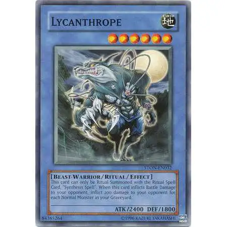 YuGiOh GX Trading Card Game Strike of Neos Common Lycanthrope STON-EN032