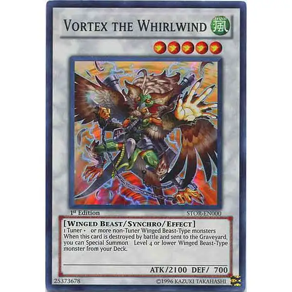 YuGiOh YuGiOh 5D's Storm of Ragnarok Super Rare Vortex the Whirlwind STOR-EN000