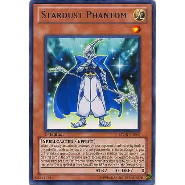 YuGiOh YuGiOh 5D's Storm of Ragnarok Rare Stardust Phantom STOR-EN003