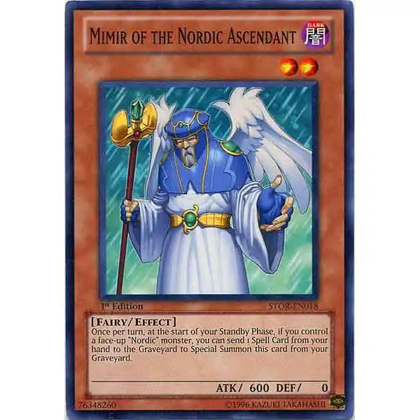 YuGiOh YuGiOh 5D's Storm of Ragnarok Common Mimir of the Nordic Ascendant STOR-EN018