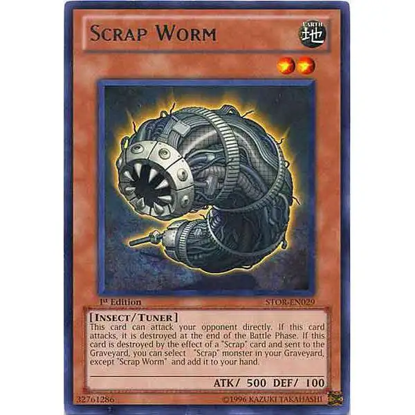 YuGiOh YuGiOh 5D's Storm of Ragnarok Rare Scrap Worm STOR-EN029