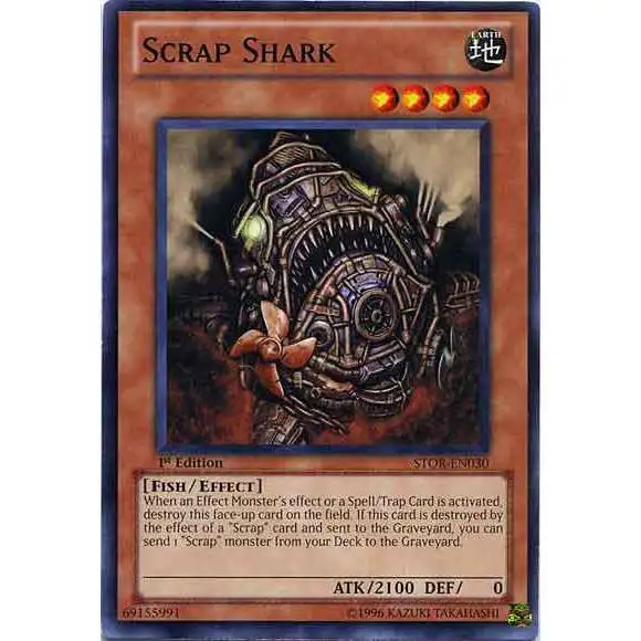 YuGiOh YuGiOh 5D's Storm of Ragnarok Common Scrap Shark STOR-EN030