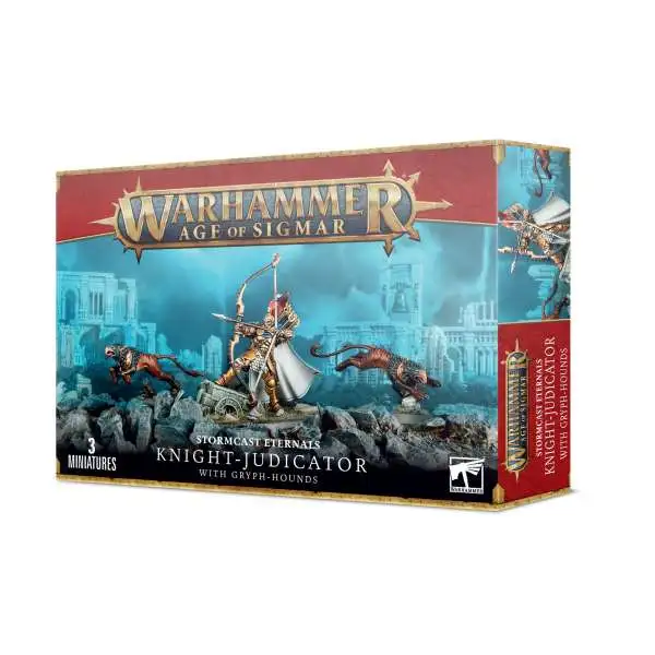 Warhammer Age of Sigmar Grand Alliance Order Stormcast Eternals Knight-Judicator with Gryph-hounds