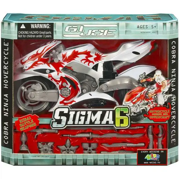 GI Joe Sigma 6 Cobra Ninja Hovercycle Action Figure Vehicle