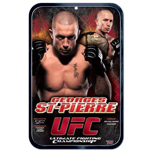 UFC Georges St Pierre Sign