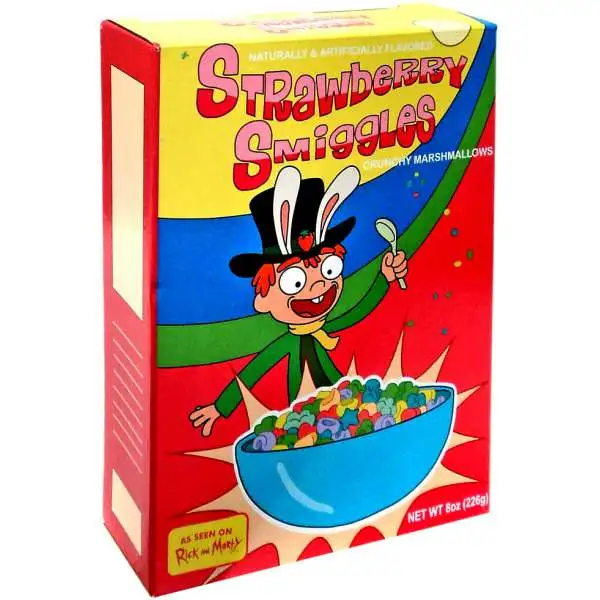 Rick & Morty Strawberry Smiggles Exclusive Breakfast Cereal