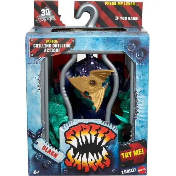 Street Sharks Slash Action Figure [Classic, 30th Anniversary]