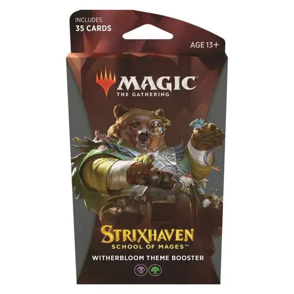 MtG Strixhaven: School of Mages Witherbloom Theme Booster Pack [35 Cards]