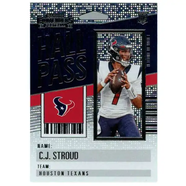 NFL 2023 Panini Contenders Hall Pass CJ Stroud #24 [Rookie]