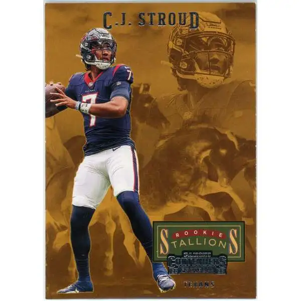 NFL 2023 Panini Contenders Rookie Stallions CJ Stroud #6 [Rookie]