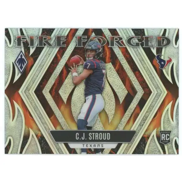 NFL Houston Texans 2023 Panini Phoenix Fire Forged CJ Stroud FF-6 [Rookie]