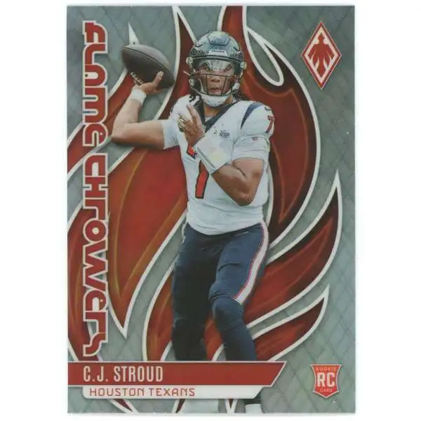 NFL Houston Texans 2023 Panini Phoenix Flame Throwers CJ Stroud FLA-21 [Rookie]