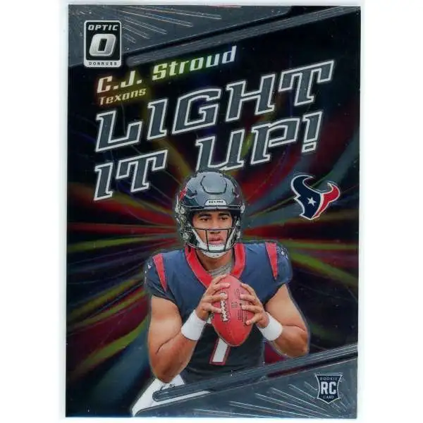 NFL Houston Texans 2023 Panini Donruss Optic Light It Up CJ Stroud LU-CS [Rookie]