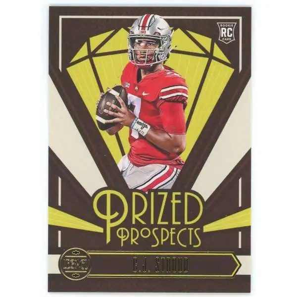 NFL Houston Texans 2023 Panini Legacy Prized Prospects CJ Stroud PP-4 [Rookie]