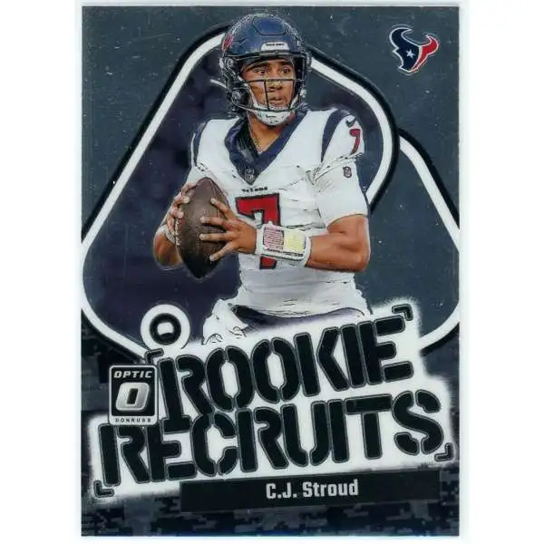 NFL Houston Texans 2023 Panini Donruss Optic Rookie Recruits CJ Stroud #4 [Rookie]