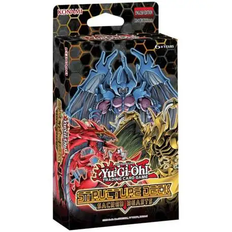 YuGiOh Trading Card Game Sacred Beasts Structure Deck [Hamon, Uria & Raviel]