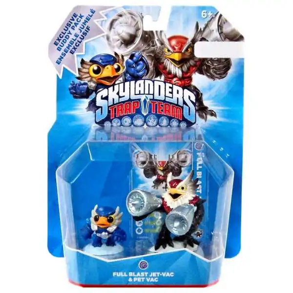 Skylanders Trap Team Full Blast Jet-Vac & Pet Vac Exclusive Buddy Pack